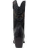 AdTec Women's 11" Laser Eagle Biker Boots  , Black, hi-res
