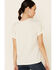 Image #4 - Cut & Paste Women's Bless This Mess Floral Graphic Short Sleeve Tee, Ivory, hi-res