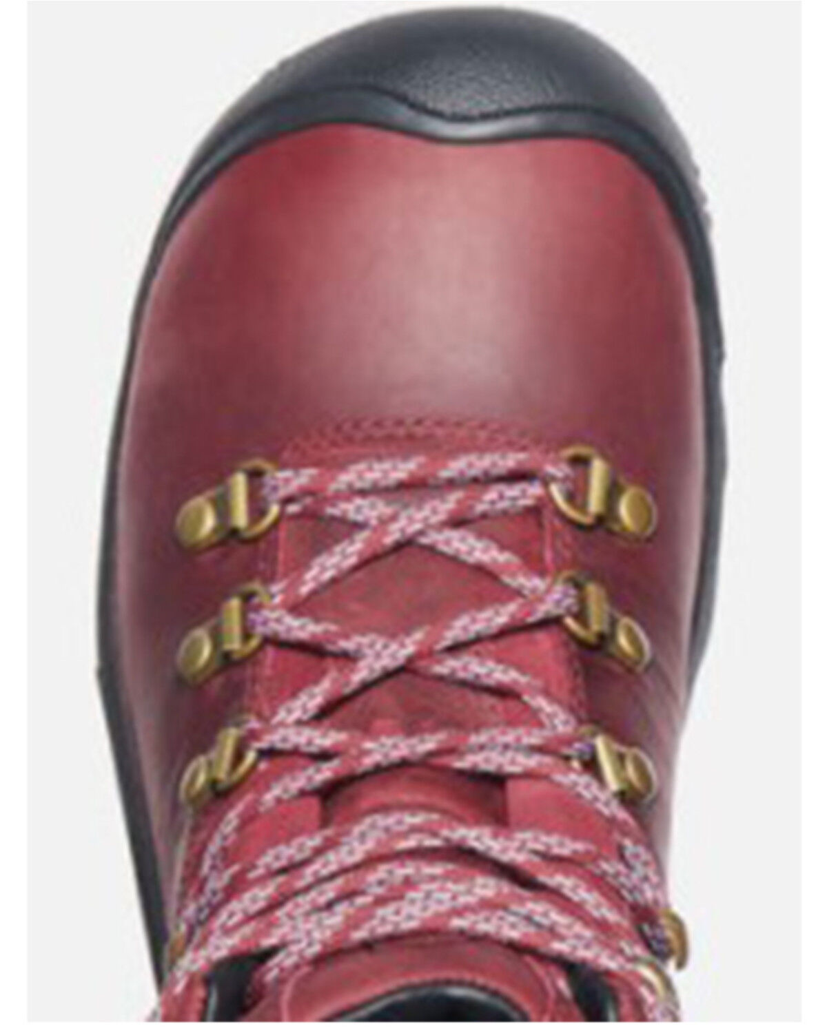 Image #3 - Keen Women's Tibetan Red & Black Pyrenees Waterproof Lace-Up Hiking Boot, Red, hi-res