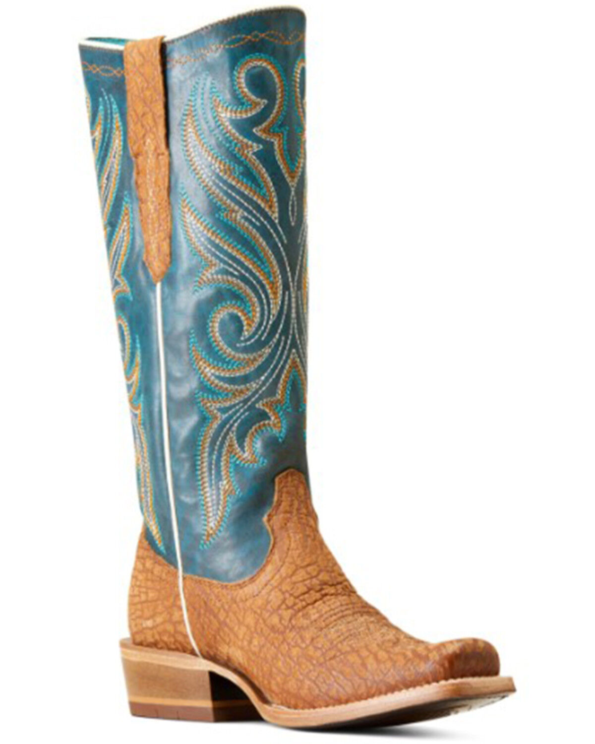 Image #1 - Ariat Women's Futurity Starlight Western Boots - Square Toe, Beige, hi-res