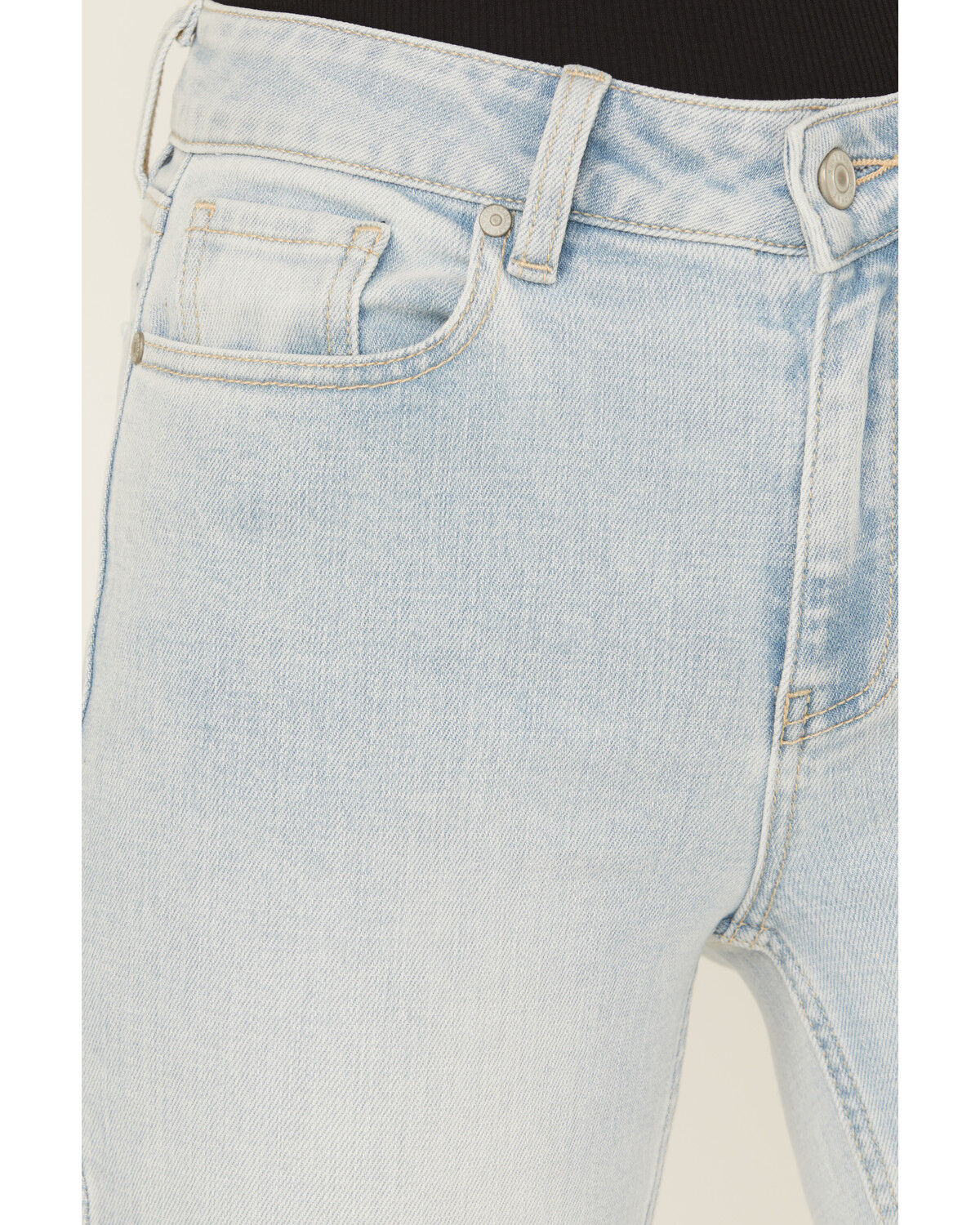 Image #2 - Shyanne Women's Celeste High Rise Bootcut Stretch Denim Jeans, Light Wash, hi-res