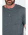 Image #4 - Hawx Men's Pocket Henley Short Sleeve Work T-Shirt , Charcoal, hi-res
