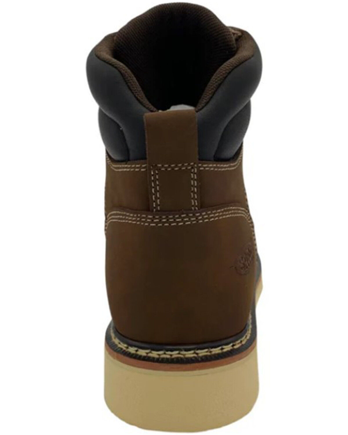 Image #4 - AdTec Men's 6" Moc Work Boots - Composite Toe, Brown, hi-res