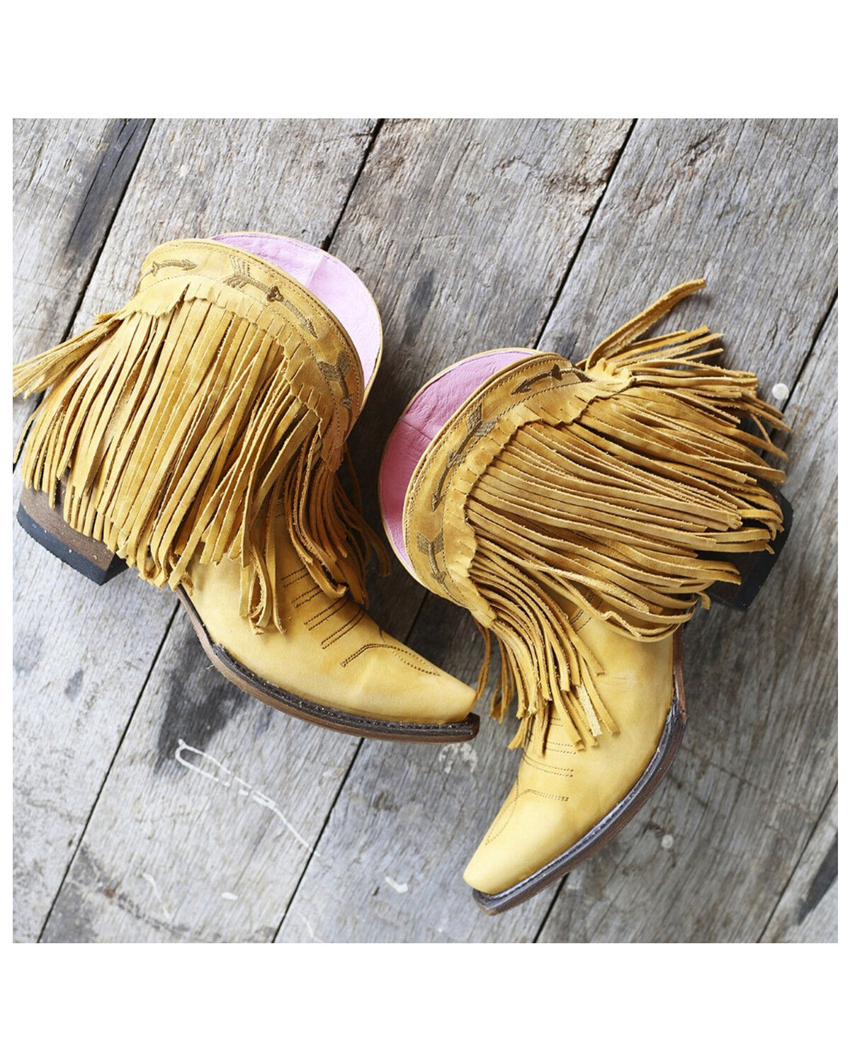 Womens fringe booties clearance