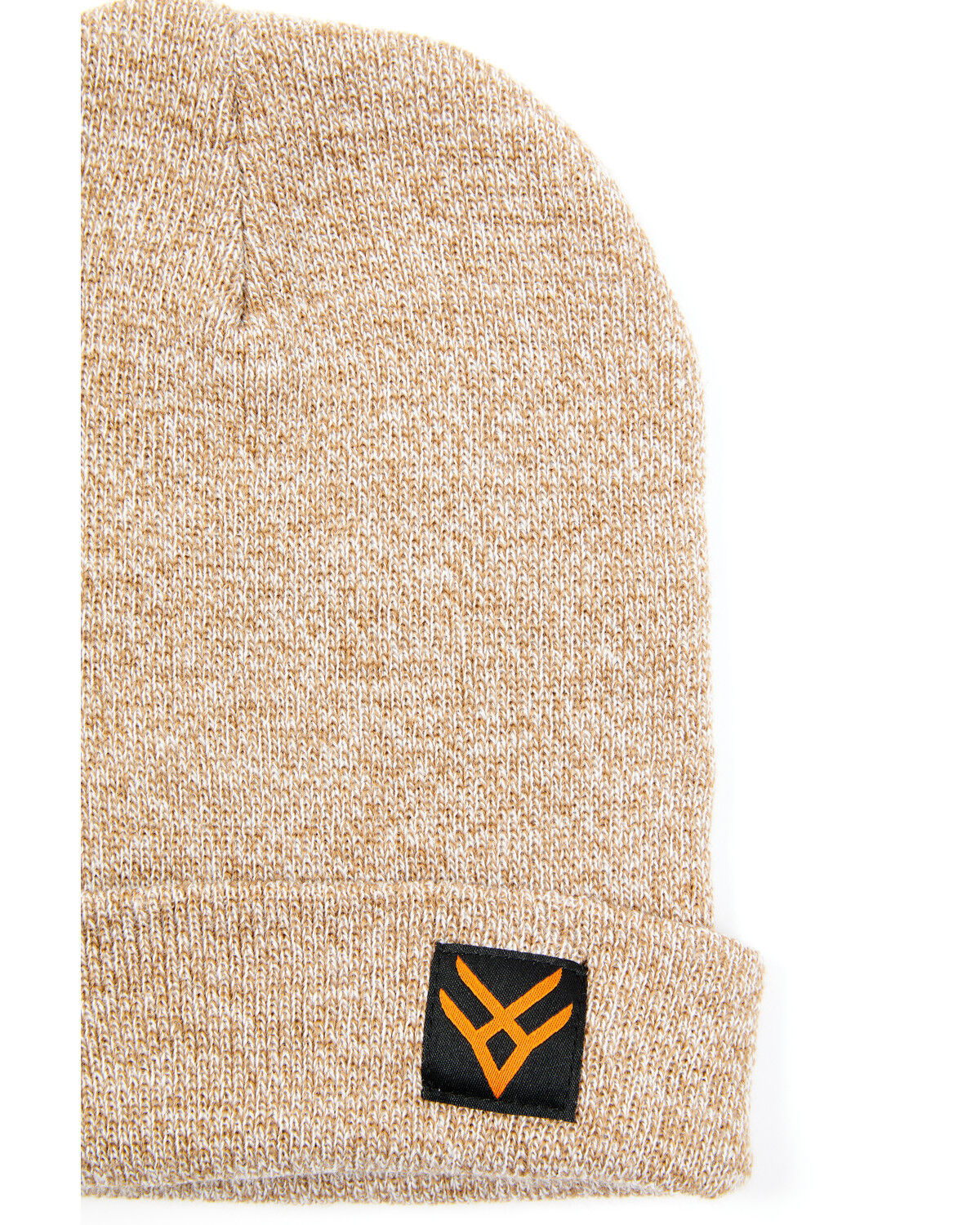 Image #2 - Hawx® Logo Patch Beanie, Lt Brown, hi-res