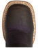 Image #6 - Ferrini Women's Maggie Western Boots - Broad Square Toe, Chocolate, hi-res