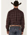 Image #4 - Ariat Men's Pro Series William Stretch Classic Fit Long Sleeve Button Down Shirt, Wine, hi-res