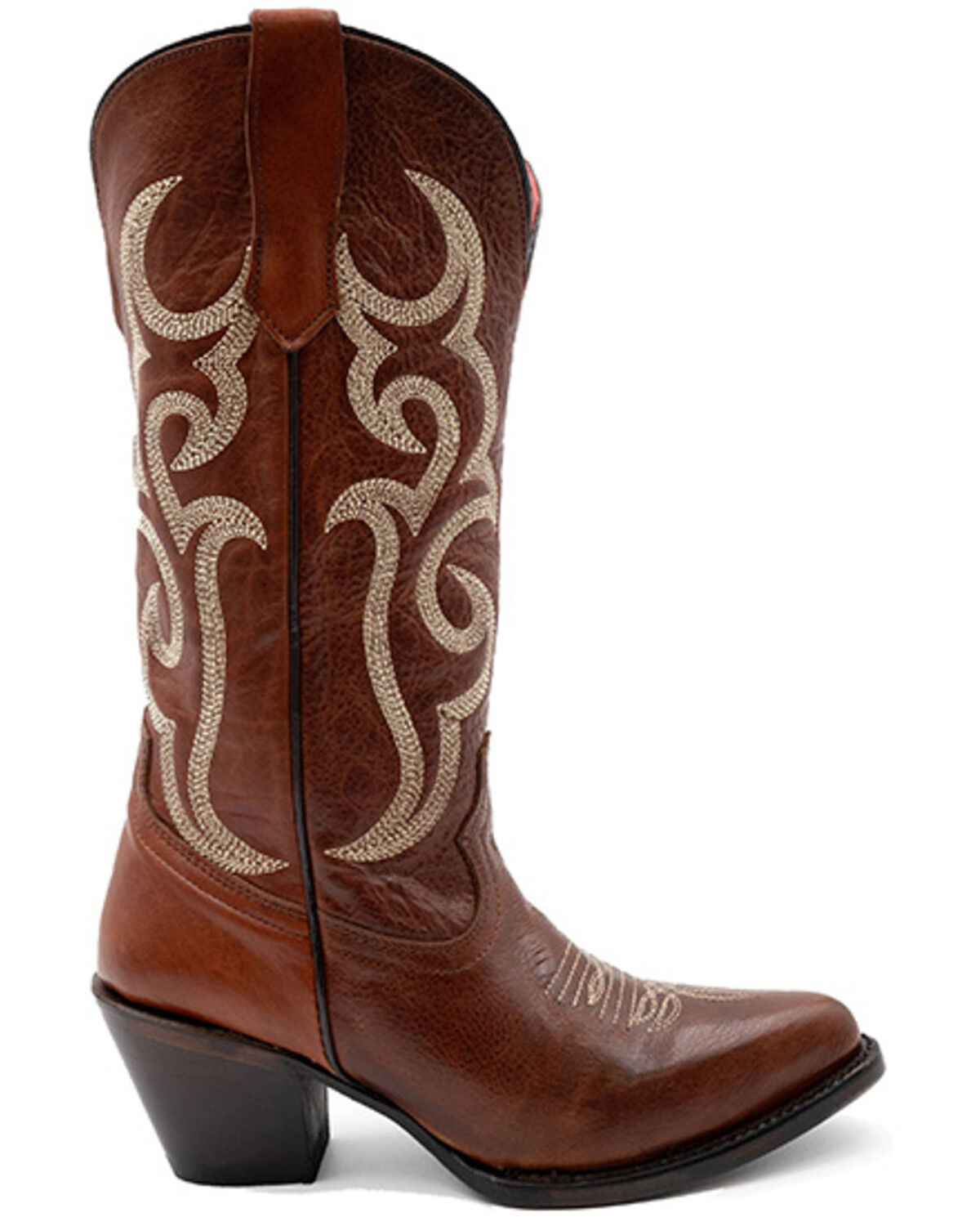 Image #2 - Ferrini Women's Quinn Western Boots - Round Toe, Brown, hi-res