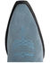 Image #6 - Ferrini Women's Holly Suede Western Boot - Snip Toe, Blue, hi-res