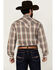 Image #4 - Stetson Men's Plaid Print Long Sleeve Snap Western Shirt, Multi, hi-res