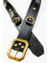 Image #2 - Brothers and Sons Men's James Utility D-Ring Buckle Belt , Black, hi-res