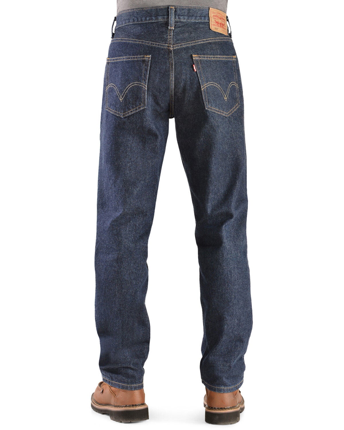 Levi's Men's 550 Prewashed Relaxed Tapered Leg Jeans, Rinsed, hi-res