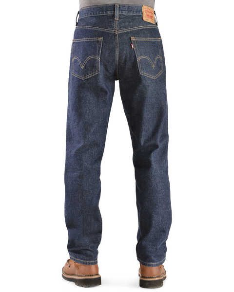 Image #1 - Levi's Men's 550 Prewashed Relaxed Tapered Leg Jeans , Rinsed, hi-res