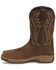 Image #3 - Justin Men's 11" Nitread Pull-On Waterproof Work Boots -Nano Composite Toe, Taupe, hi-res