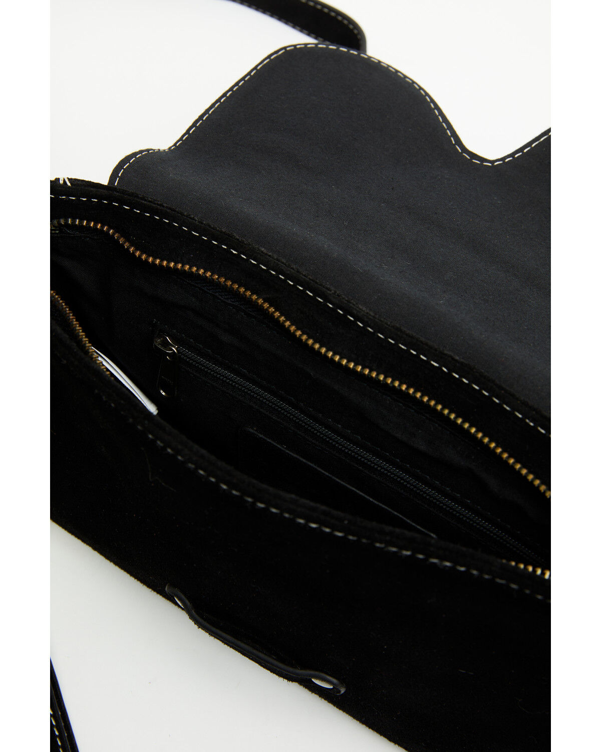 Image #3 - Idyllwind Women's Louanne Suede Western Crossbody Bag, Black, hi-res