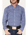 Image #3 - Ariat Men's WF Seamus Print Long Sleeve Western Shirt, Blue, hi-res