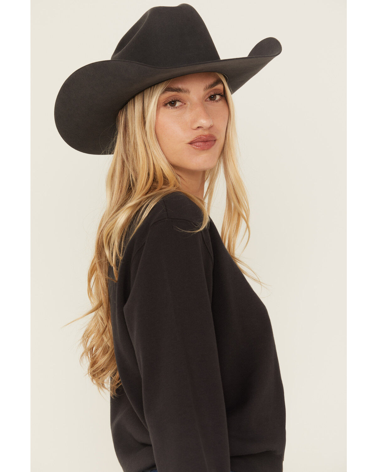 Image #2 - White Crow Women's Cool It Cowboy Graphic Sweatshirt, Black, hi-res
