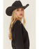 Image #2 - White Crow Women's Cool It Cowboy Graphic Sweatshirt, Black, hi-res
