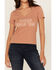 Image #3 - White Crow Women's Texas Hold 'Em Short Sleeve Tee, Tan, hi-res