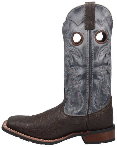 Image #3 - Laredo Men's Taylor Western Boots - Broad Square Toe, Brown, hi-res