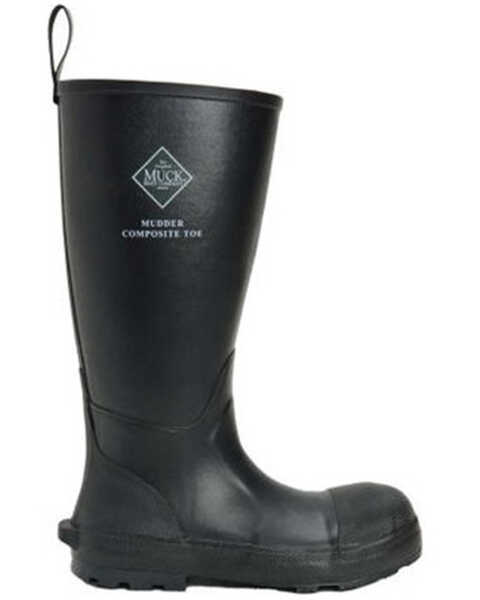 Image #2 - Muck Boots Men's Mudder Waterproof Work Boots - Composite Toe , Black, hi-res