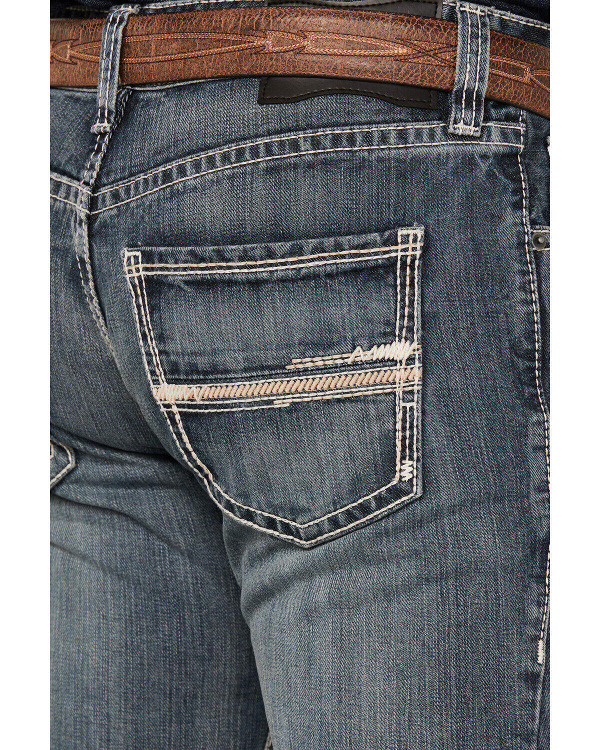 Rock & Roll Denim Men's Medium Wash Pistol Bootcut Stretch