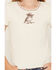 Image #3 - Self Esteem Girls' Cowboy Bird Short Sleeve Graphic Tee, Off White, hi-res