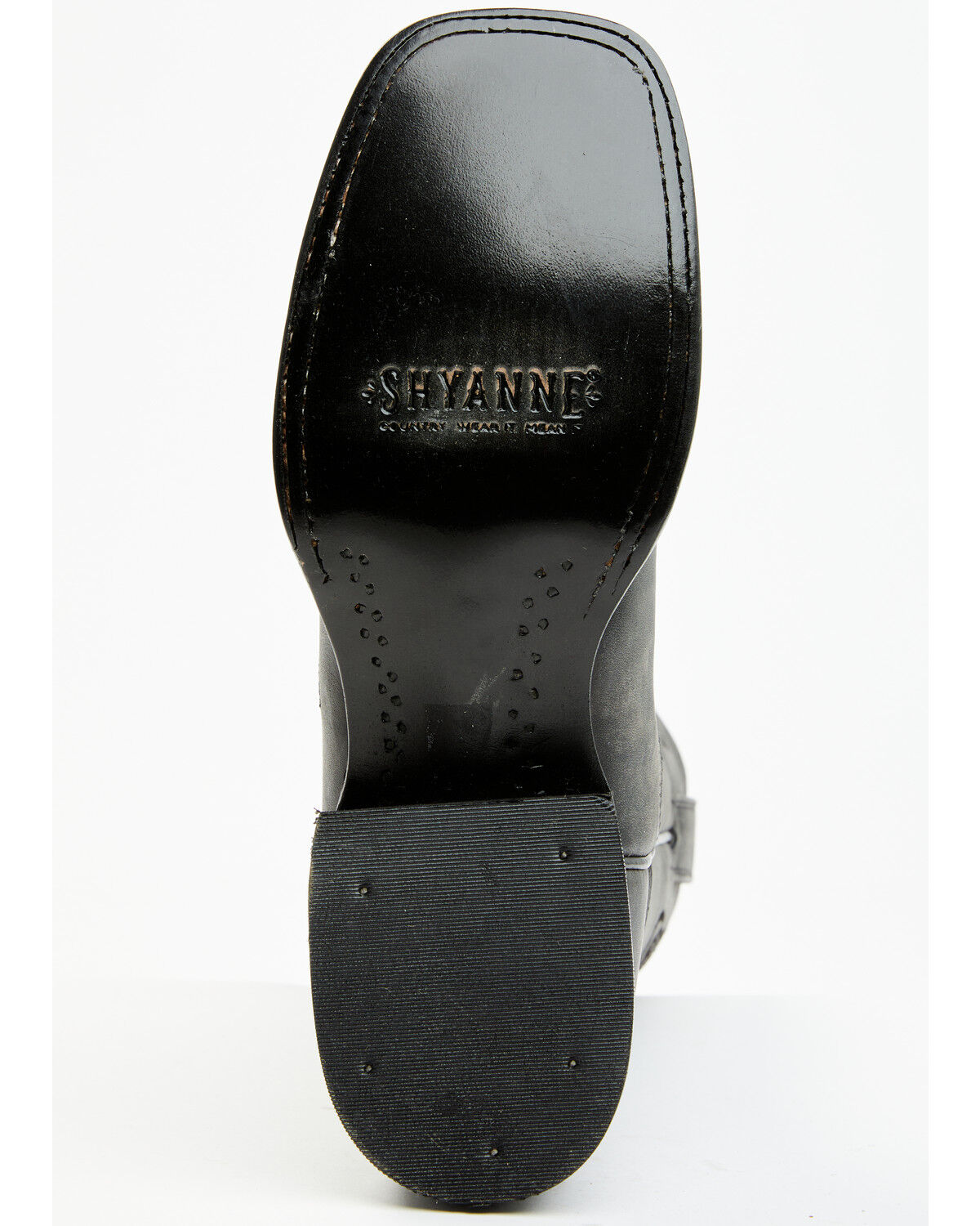 Image #7 - Shyanne Women's Lasy Western Boots - Broad Square Toe, Black, hi-res