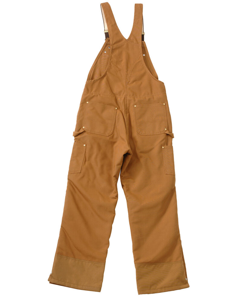 Carhartt Quilt Lined Zip To Thigh Bib Overalls Big Tall