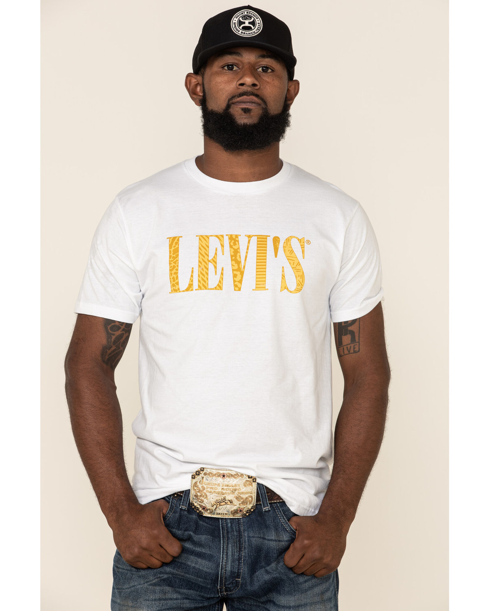 Levi's Men's White Trussard Logo Graphic T-Shirt - Country Outfitter