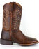 Image #8 - RANK 45® Men's Xero Gravity Unit Outsole Western Performance Boots - Broad Square Toe, Brown, hi-res