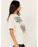 Image #2 - Cleo + Wolf Women's Adeline Short Sleeve Boyfriend Graphic Tee, Cream, hi-res