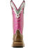Image #5 - Ariat Women's Riata Western Boots - Square Toe, Pink, hi-res