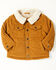 Image #1 - Urban Republic Toddler Boys' Sherpa Lined Corduroy Shirt Jacket, Tan, hi-res