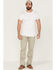 Image #1 - Brothers and Sons Men’s Weathered Bedford Cord Stretch Slim Straight Pants, Tan, hi-res