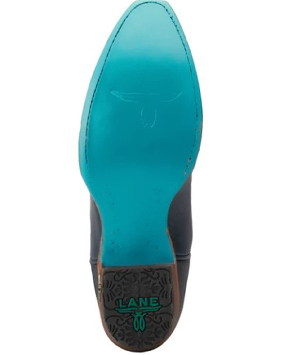 Image #7 - Lane Women's Emma Jane Tall Western Boots - Snip Toe, Navy, hi-res