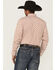 Image #4 - RANK 45® Men's Desert Walk Southwestern Print Long Sleeve Button-Down Stretch Western Shirt, Caramel, hi-res