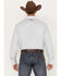 Image #4 - Wrangler Men's Performance Long Sleeve Button-Down Shirt - Tall, Light Grey, hi-res