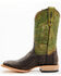 Image #3 - Cody James Men's Exotic Shark Western Boots - Broad Square Toe, Green, hi-res