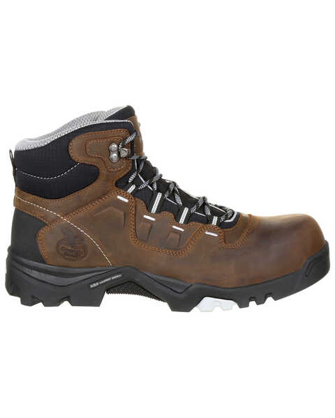 Georgia Boot Men's Amplitude Waterproof Work Boots - Composite Toe, Brown, hi-res