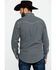 Wrangler 20X Men's Advanced Comfort Competition Navy Geo Print Long Sleeve Western Shirt , Navy, hi-res