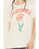 Image #3 - Free People Women's California State Flower Short Sleeve Graphic Tee, Ivory, hi-res