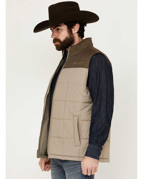 Image #2 - Ariat Men's Crius Insulated Concealed Carry Vest, Brown, hi-res