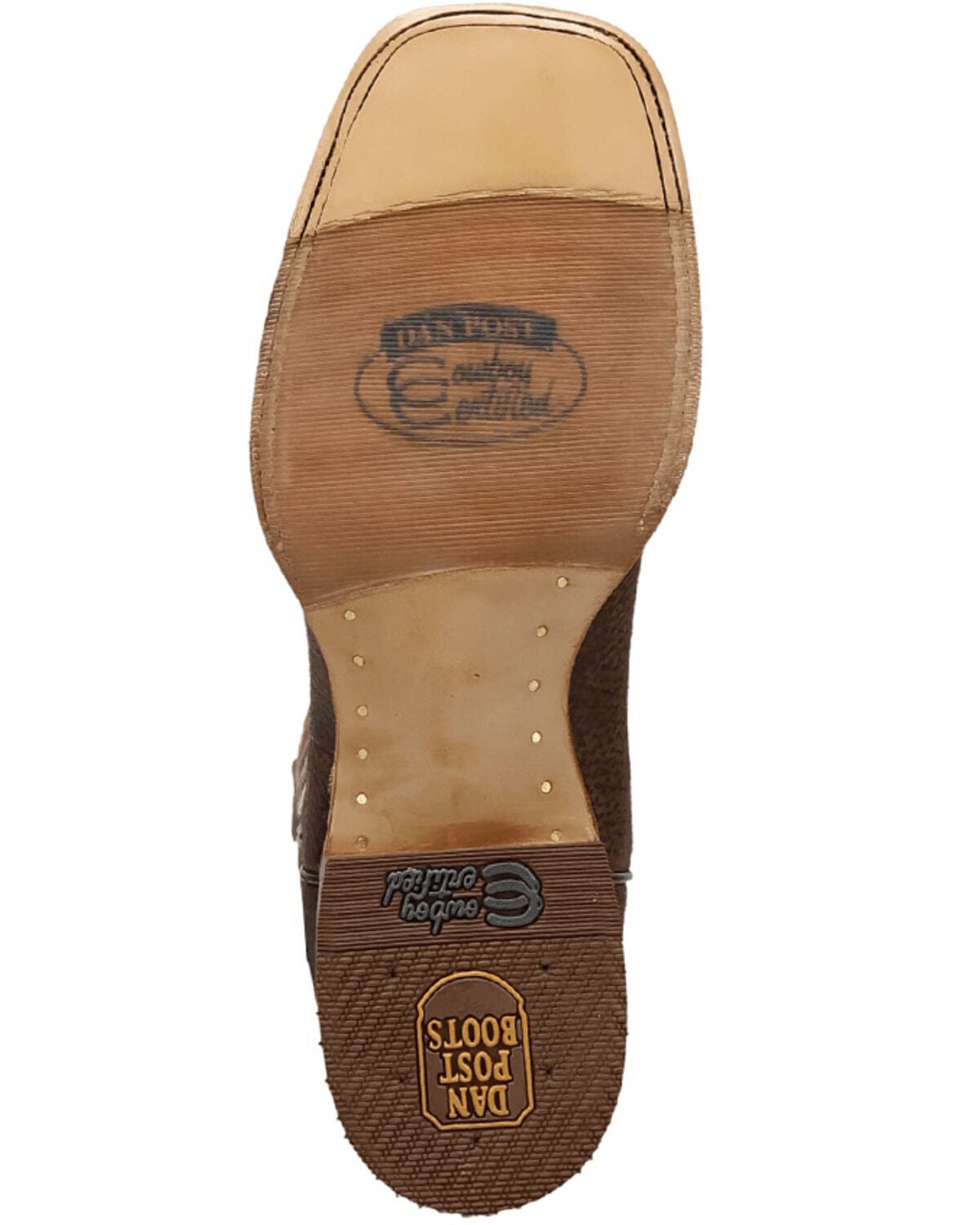Image #7 - Dan Post Men's Boars Run Western Boots - Broad Square Toe, Rust Copper, hi-res