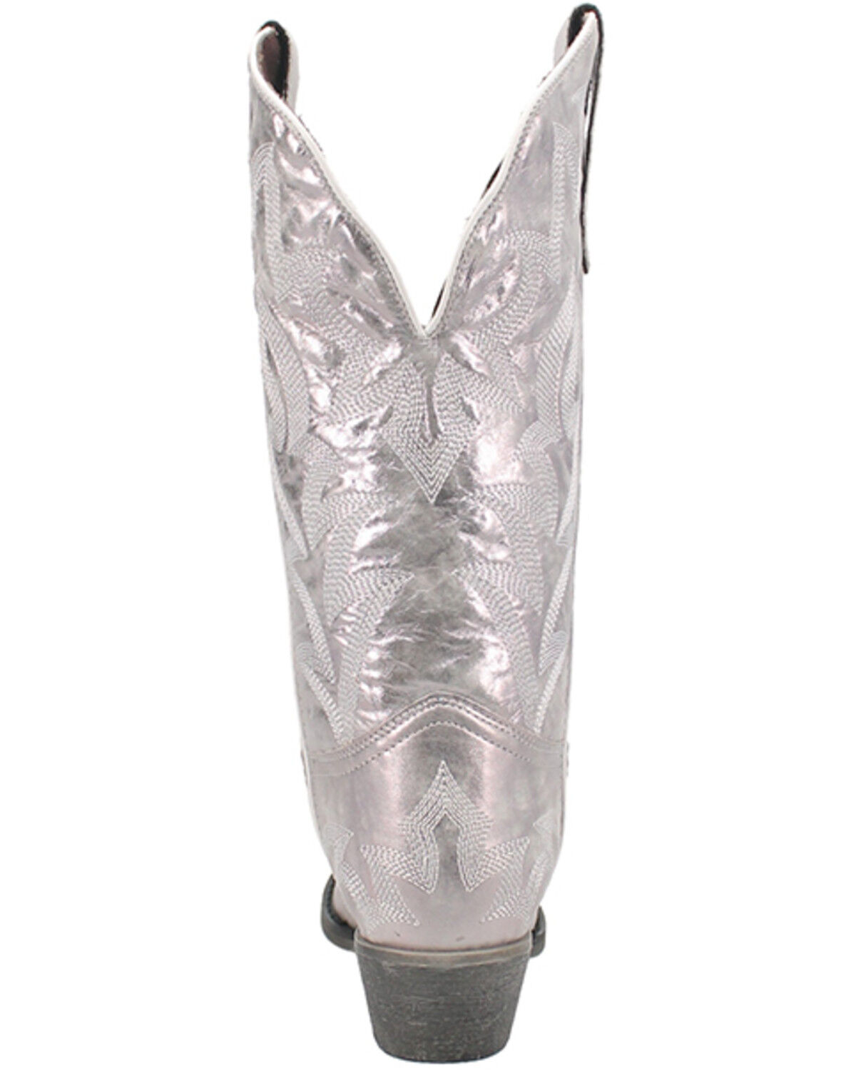 Image #5 - Laredo Women's Dream Girl Western Boots - Snip Toe, Silver, hi-res