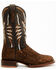 Image #2 - Dan Post Women's Exotic Sea Bass Western Boots - Broad Square Toe, Ivory, hi-res