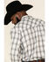 Image #3 - Resistol Men's White North Plaid Long Sleeve Western Shirt, White, hi-res