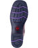 Image #5 - Laredo Women's Lola Purple Tan Inlay Western Performance Boots - Square Toe, Tan, hi-res
