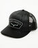 Image #1 - Kimes Ranch Men's Maverick All Mesh Ball Cap, Black, hi-res