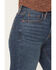 Image #2 - Shyanne Women's Balsam Dark Wash High Rise Slim Wide Leg Stretch Denim Jeans, Dark Wash, hi-res
